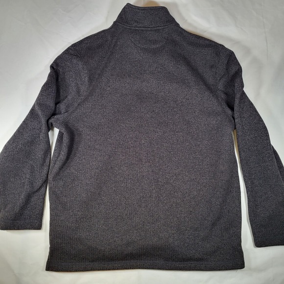 Club Room Men's 2XL Dark Gray 1/4 Zip Long Sleeve Fleece Pullover - Picture 4 of 7